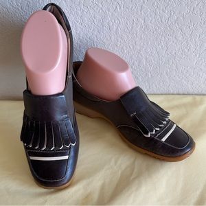 Walter Genuin Pia Brown Women’s Golf Shoes Size 8 Made in Italy